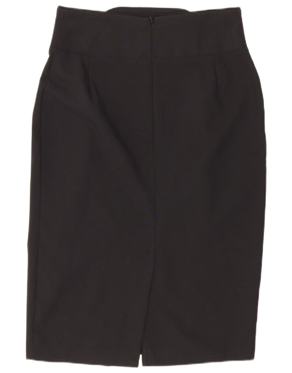 Marks & Spencer Falda lápiz para mujer UK 10 Small W26 Poliéster negro