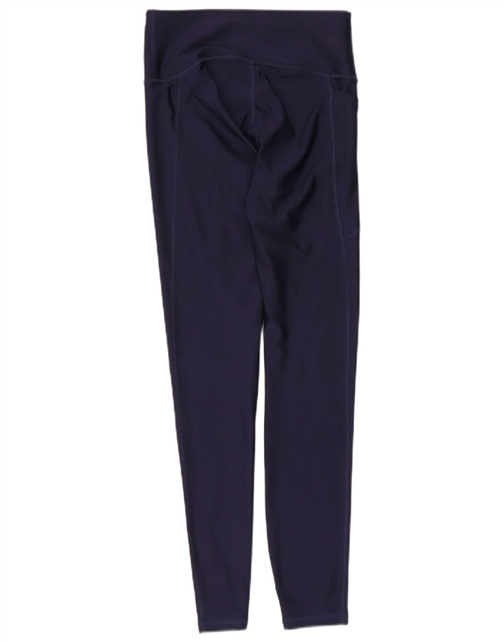 Under Armour Leggings para mujer UK 8 Small Poliéster azul marino