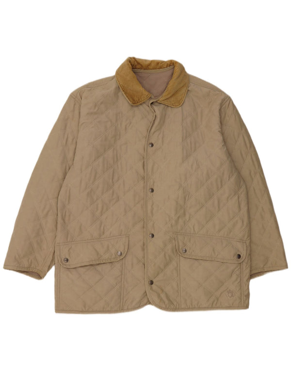 Belfe & Belfe Chaqueta acolchada para hombre IT 52 XL Algodón beige
