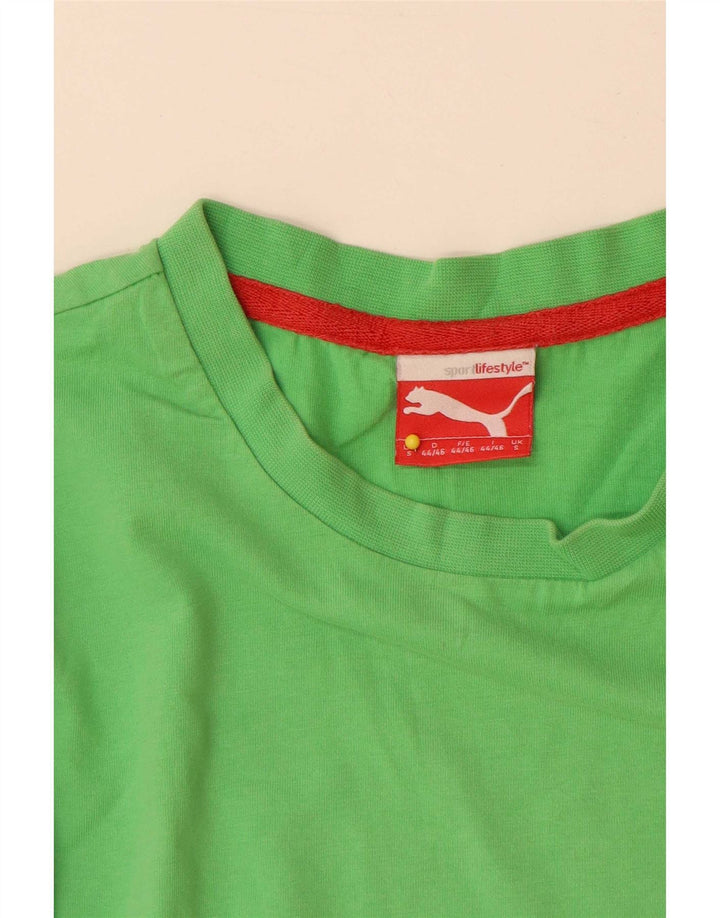 Camiseta Puma Hombre Top Small Verde Algodón