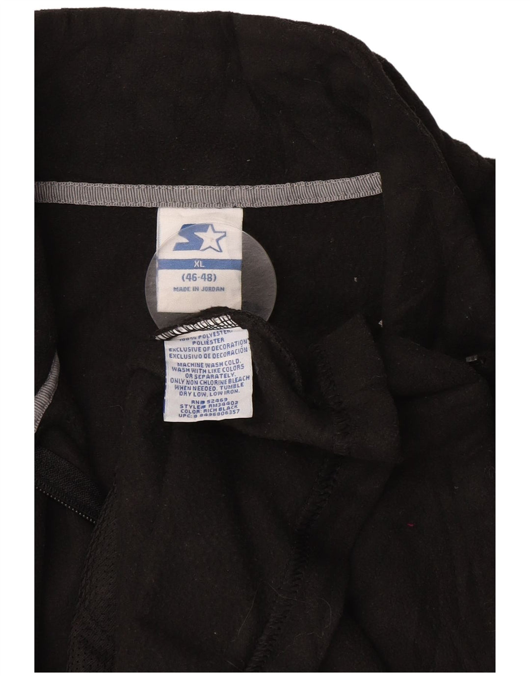 Starter Chaqueta Polar Hombre ES 42 XL Poliéster Negro