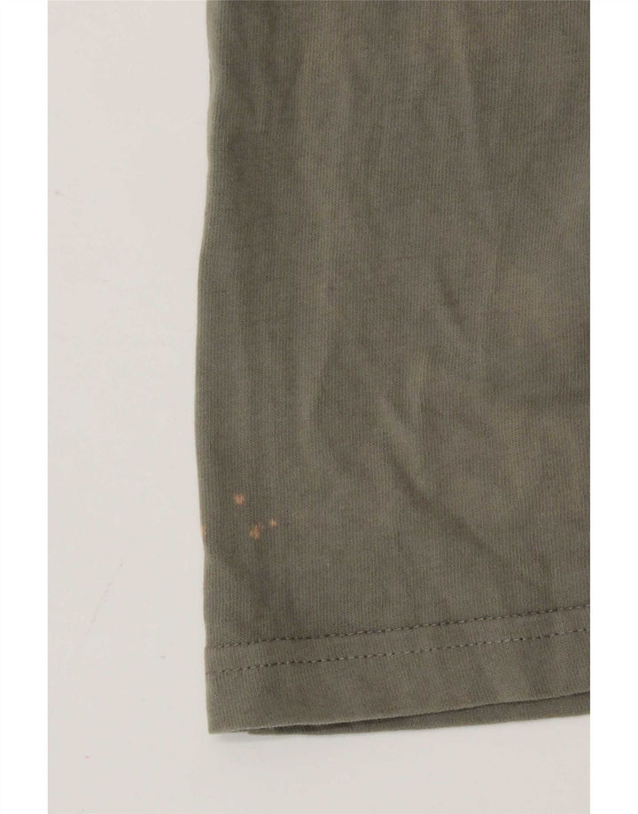 Jack Wills Camiseta de ajuste relajado para hombre Top de algodón caqui mediano