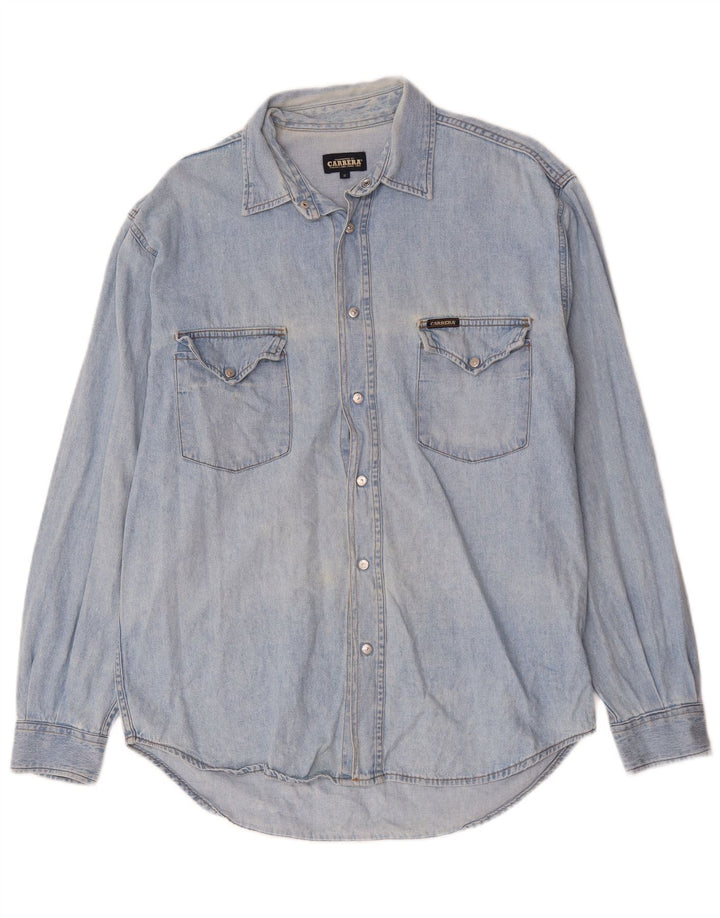 CARRERA Camisa Vaquera Hombre Algodón Azul Medio