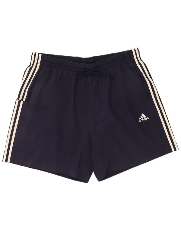 Adidas Hombre Pantalones Cortos Deportivos XL Azul Marino
