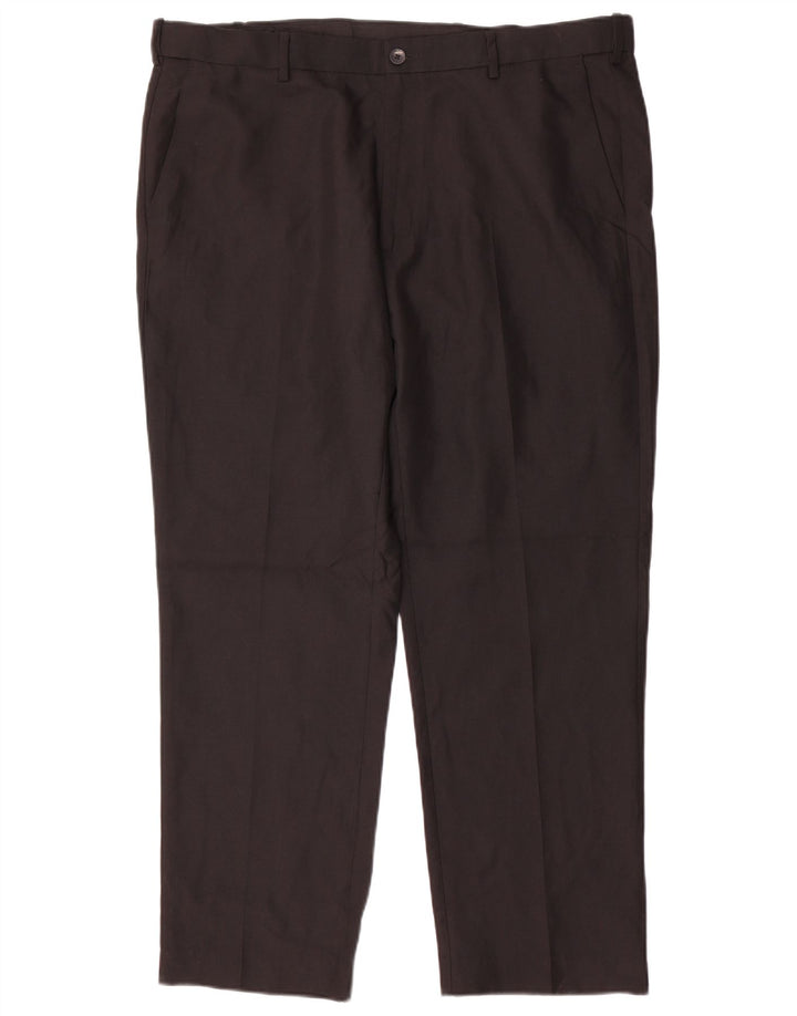 MARKS & SPENCER Pantalón chino de corte regular para hombre W40 L29 Negro