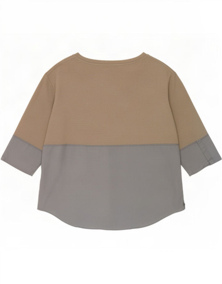 Cos Top para mujer manga 3/4 UK 46 Poliéster color gris grande