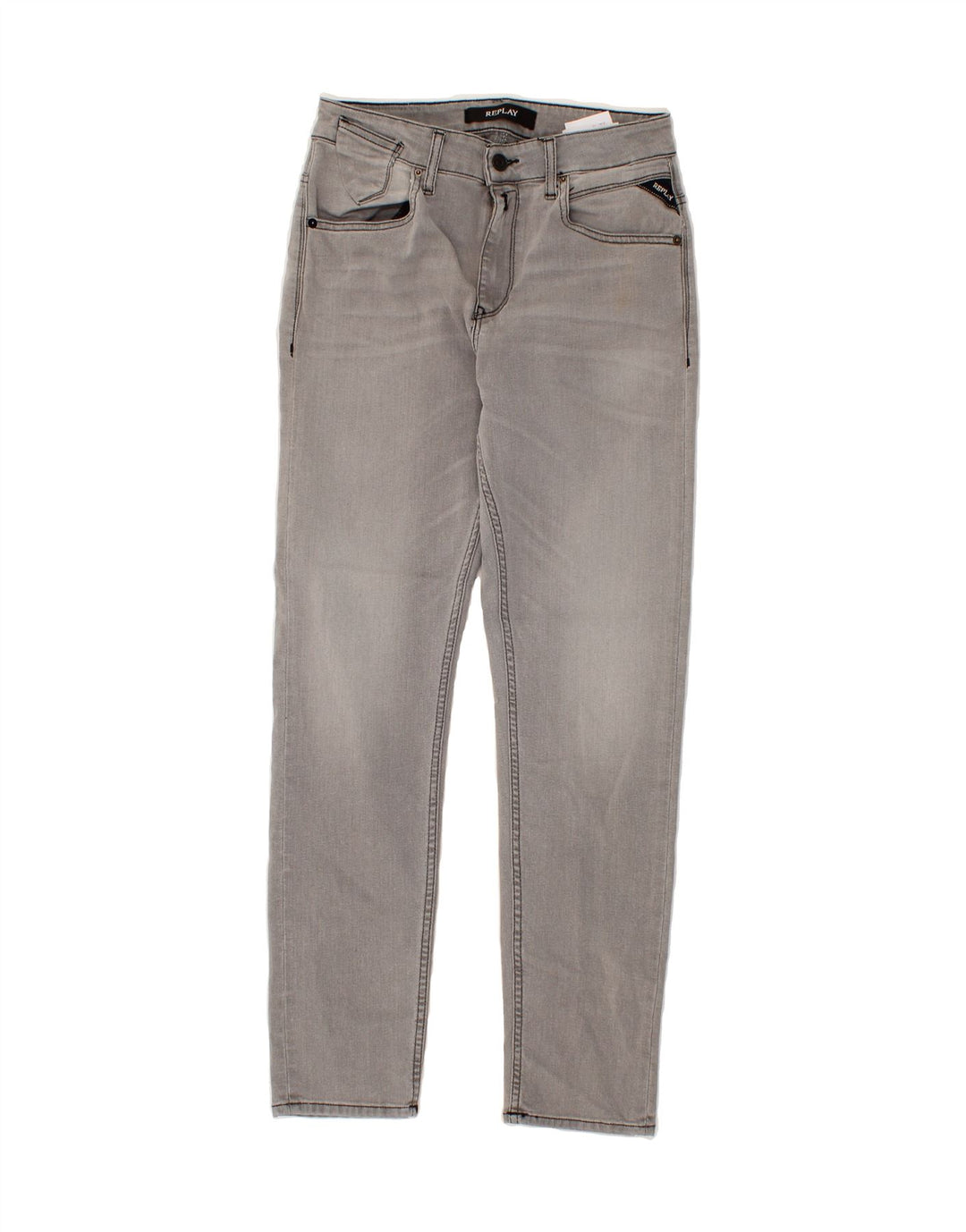 REPLAY Womens Slim Jeans W27 L28 Grey Cotton Vintage Replay and Second-Hand Replay from Messina Hembry 