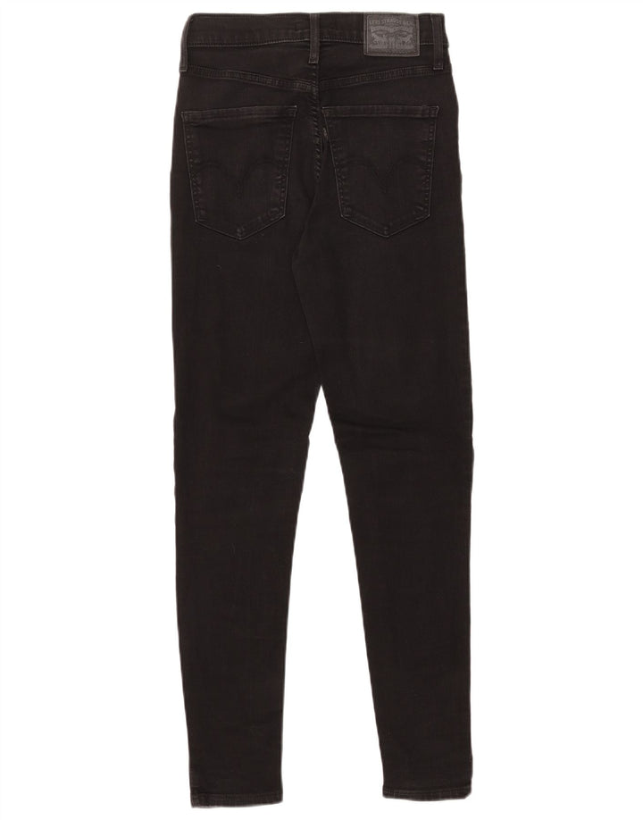 LEVI'S Jeans súper ajustados Mile High para mujer W25 L28 Algodón negro