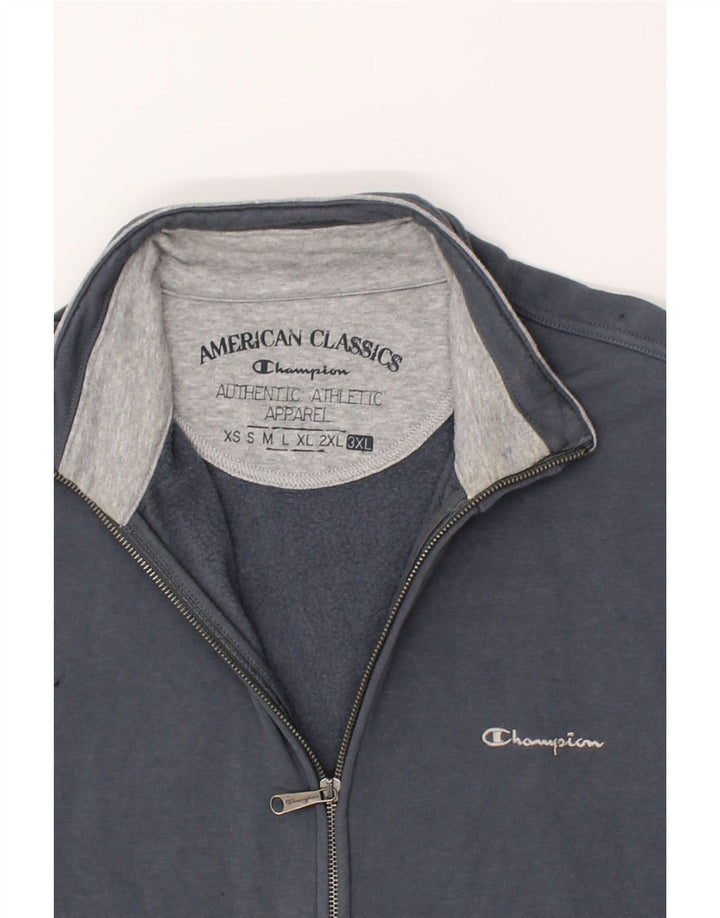 CHAMPION Chaqueta de chándal para hombre 3XL Algodón azul marino