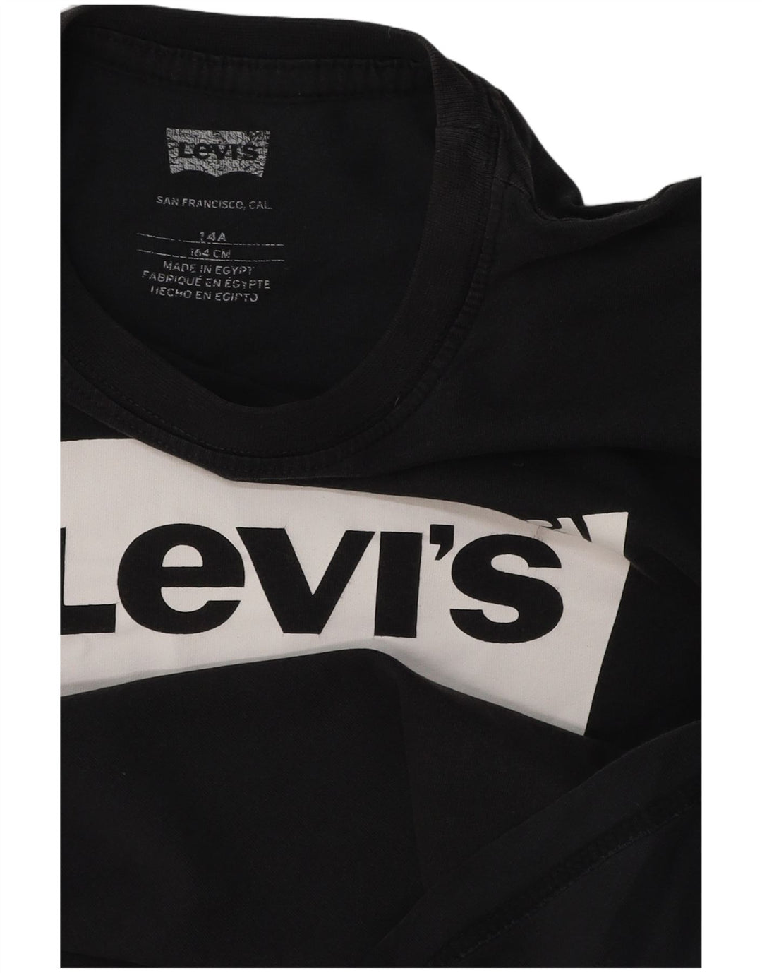 Levi's Camiseta gráfica para niño 13-14 años Gris