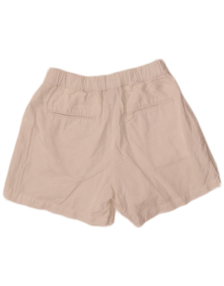 Pantalones cortos chinos Quiksilver para hombre medianos W30 algodón blanco