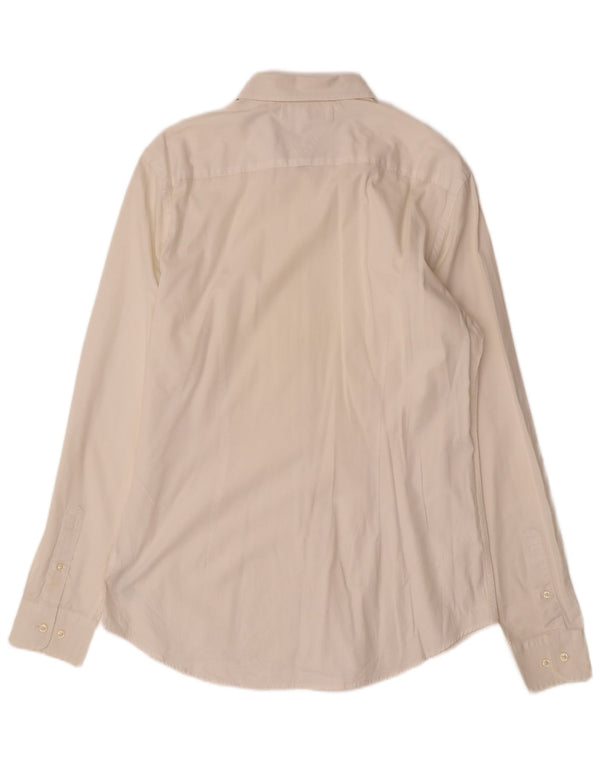 TOMMY HILFIGER Camisa para hombre Grande Blanco Algodón