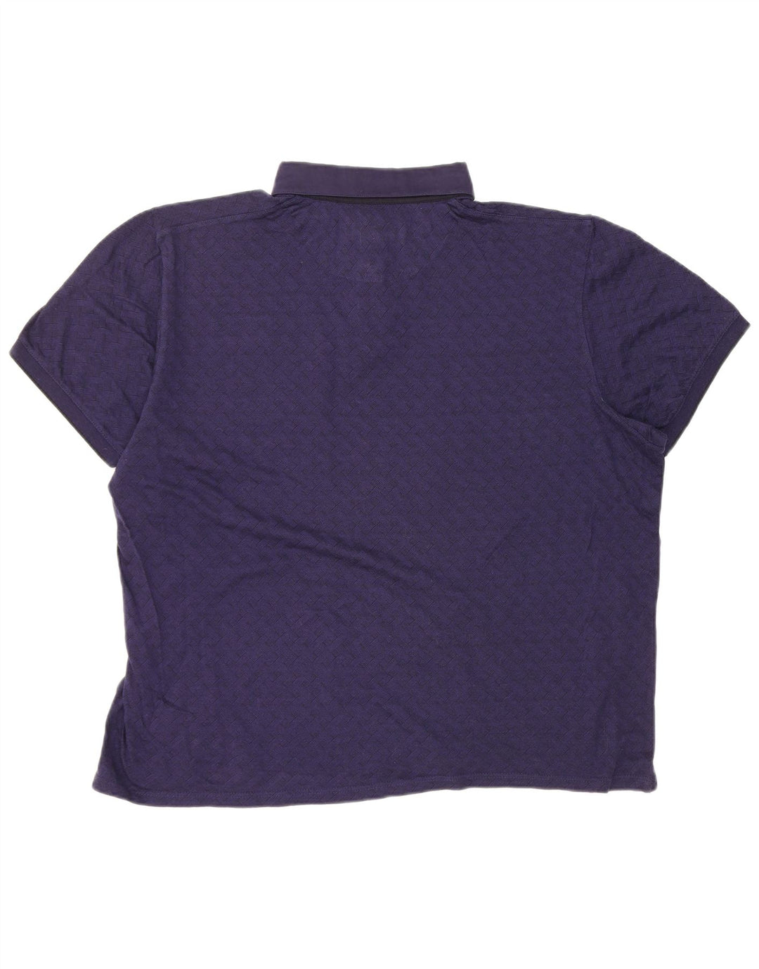Polo Ted Baker para hombre talla 6 2XL algodón a cuadros azul marino