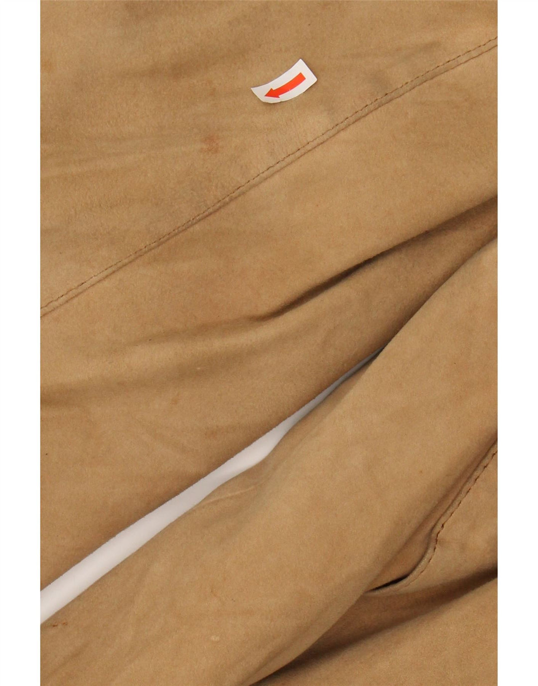 VINTAGE Chaqueta bomber de ante para hombre Reino Unido 38 Beige medio