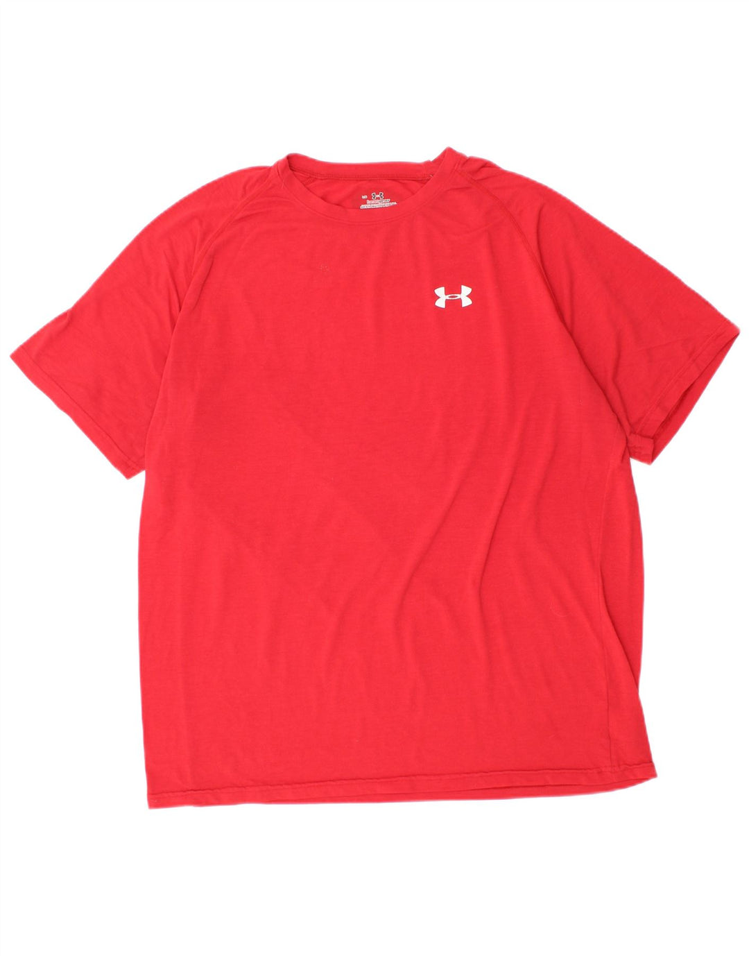 UNDER ARMOUR Camiseta Heat Gear para hombre Top Grande Poliéster rojo