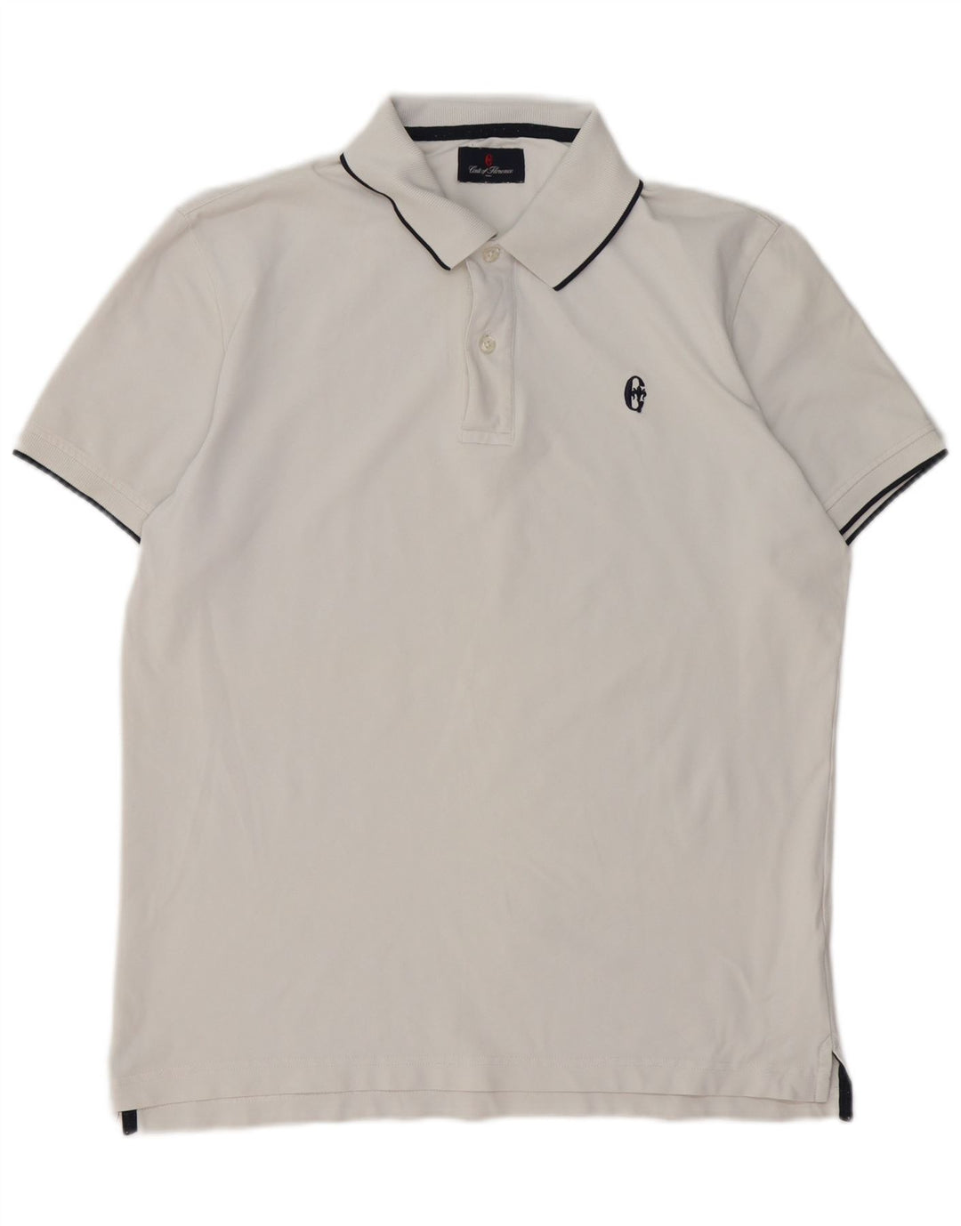 CONTE OF FLORENCE Polo Hombre Algodón Blanco Mediano