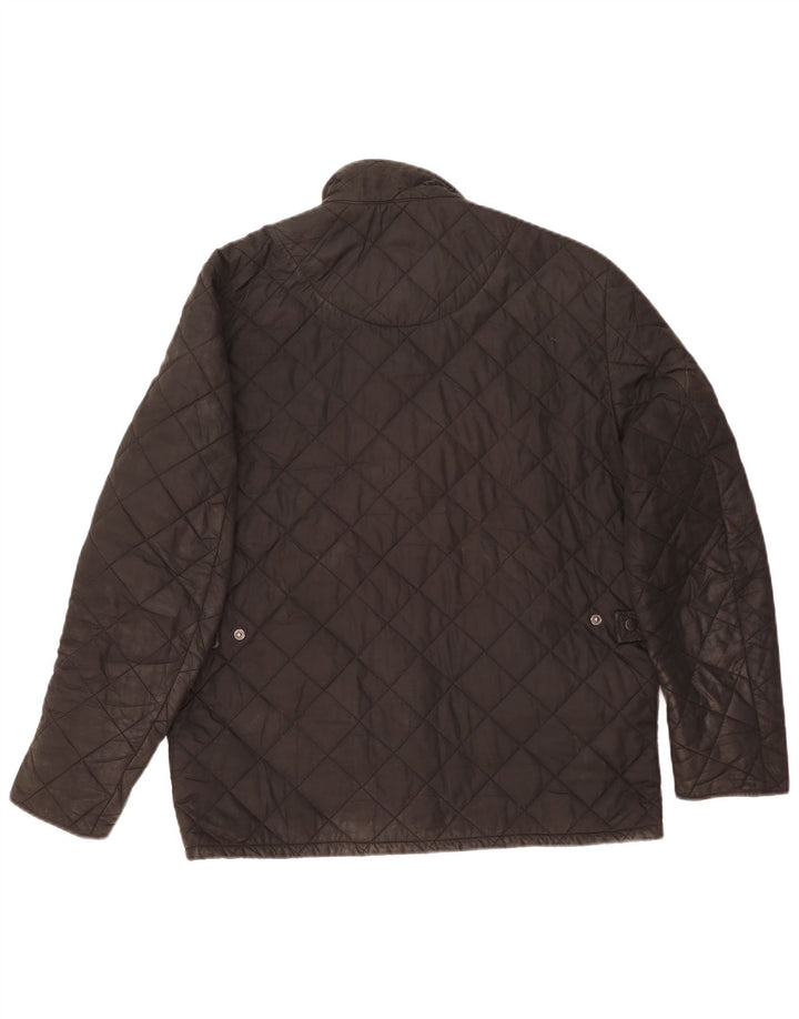 Barbour Chaqueta acolchada para hombre Reino Unido 40 Grande Negro