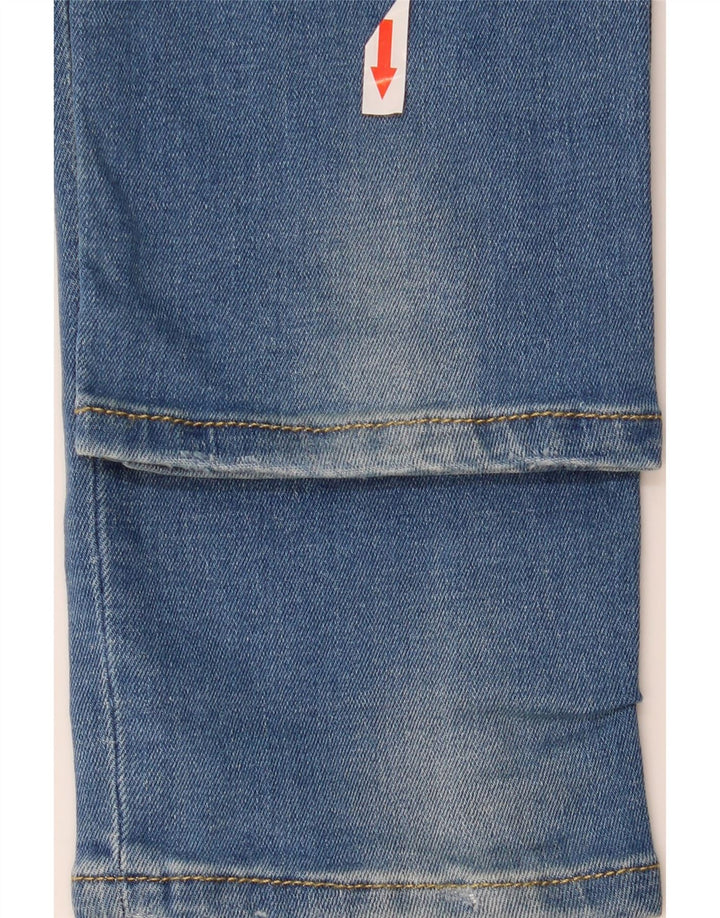 ZARA Mujer Vaqueros Slim EU 40 Medium W30 L30 Azul