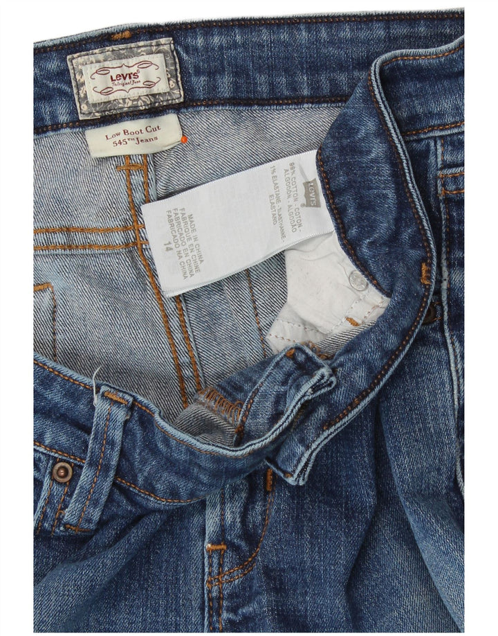 LEVI'S Jeans 545 de corte bajo para mujer US 14 XL W36 L30 Algodón azul