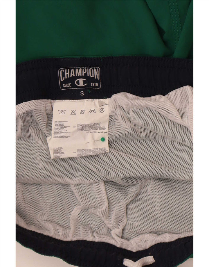 Champion Graphic Bañador Corto De Poliamida Verde Pequeño Para Hombre