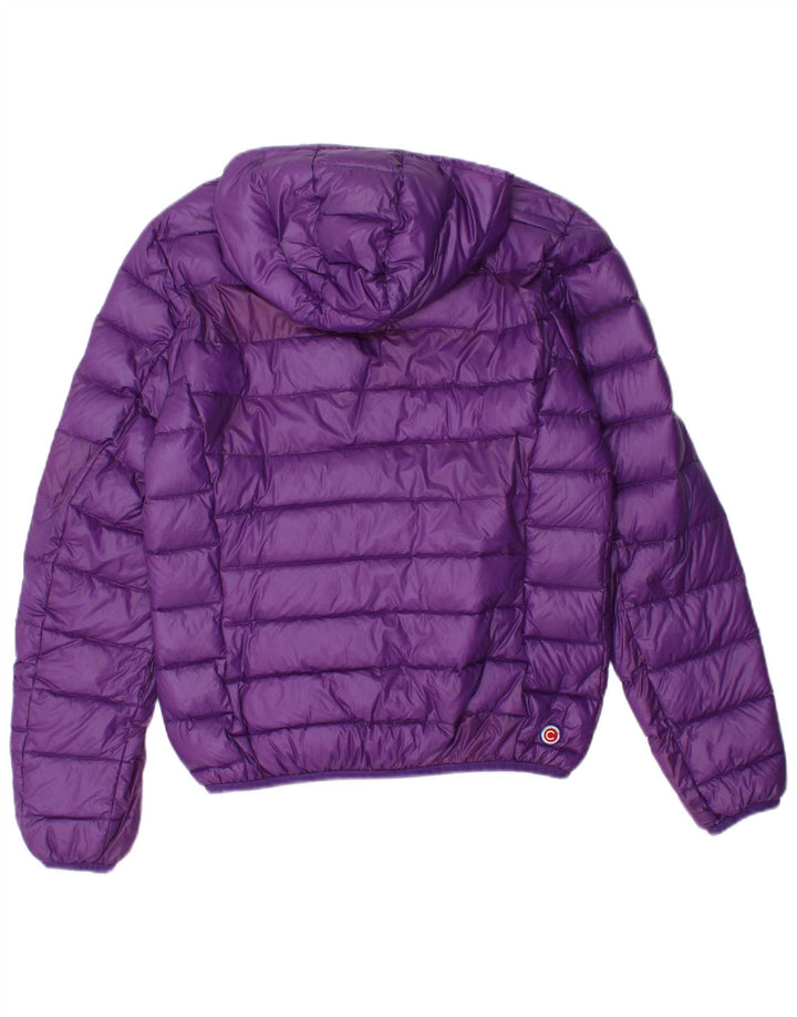 COLMAR Chaqueta acolchada con capucha para mujer IT 42 Small Poliamida violeta