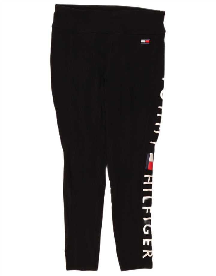 Tommy Hilfiger Leggings gráficos para mujer Reino Unido 12 Algodón negro mediano