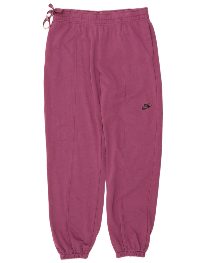 NIKE Pantalones de chándal para mujer Joggers UK 46 Large Púrpura Algodón