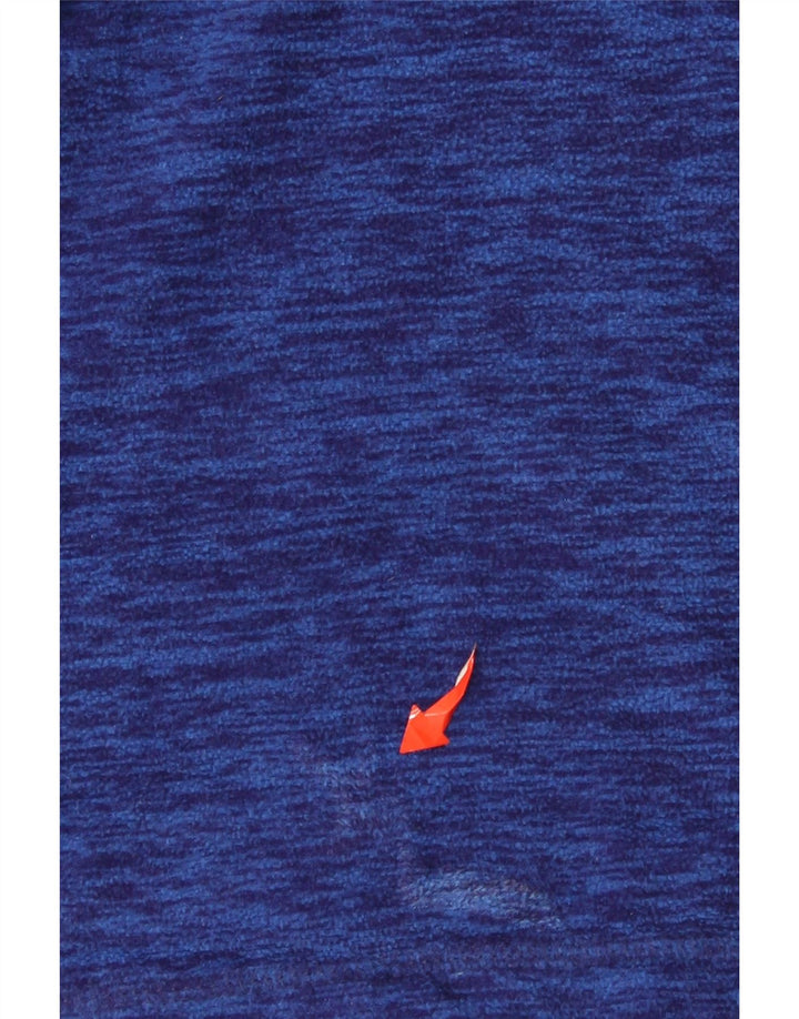 Eddie Bauer Jersey de forro polar con cuello y cremallera para hombre Poliéster moteado azul grande