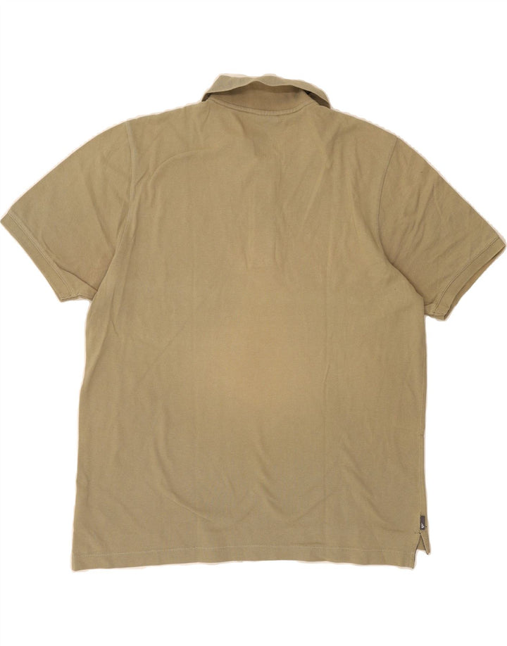 ADIDAS Mens Polo Shirt Large Khaki Cotton Vintage Adidas and Second-Hand Adidas from Messina Hembry 