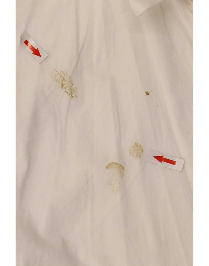 Camisa Marlboro Classics Hombre Grande Algodón Blanco