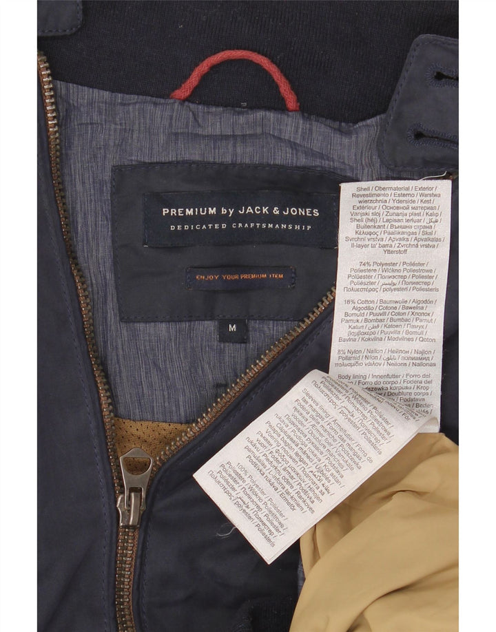 Jack & Jones Chaqueta Bomber para Hombre UK 38 Medium Azul Marino Poliéster