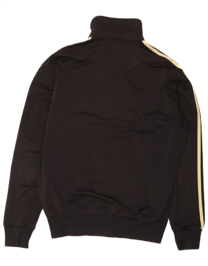 ADIDAS Hombre Chándal Top Chaqueta Pequeña Poliéster Negro