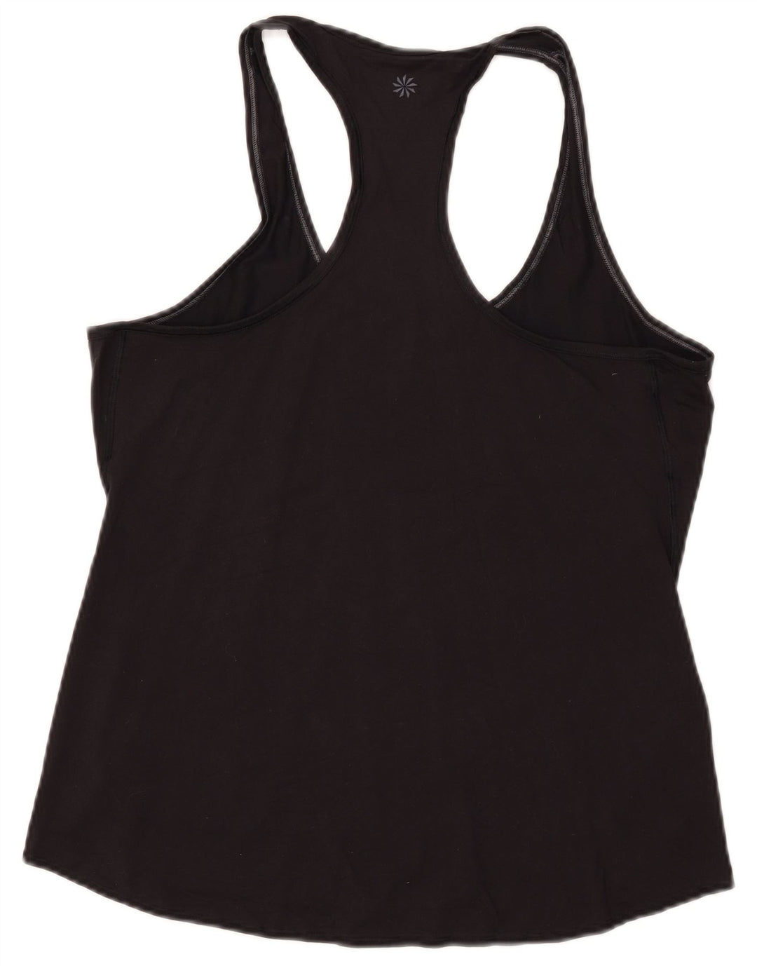 ATHLETA Camiseta sin mangas para mujer UK 44 Grande Poliéster negro