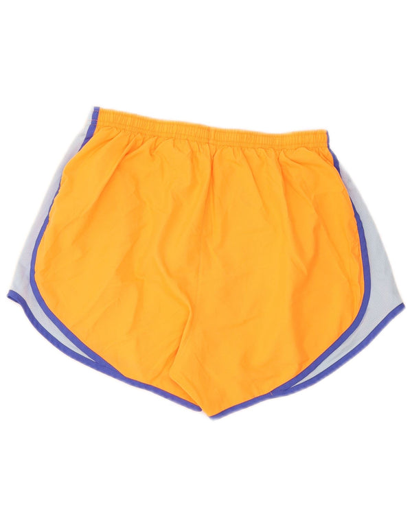 Nike - Pantalones cortos deportivos Dri Fit para mujer, talla 40, color naranja medio