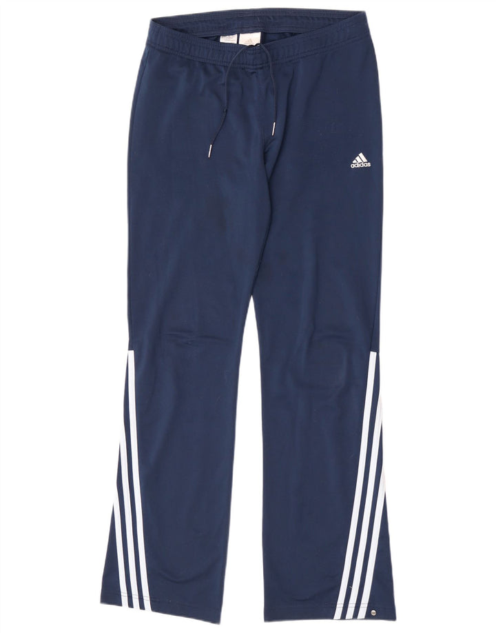 Adidas Pantalones de chándal para mujer UK 12 Azul medio Poliéster