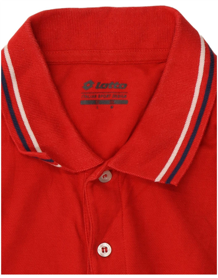 Polo Lotto Hombre Grande Rojo