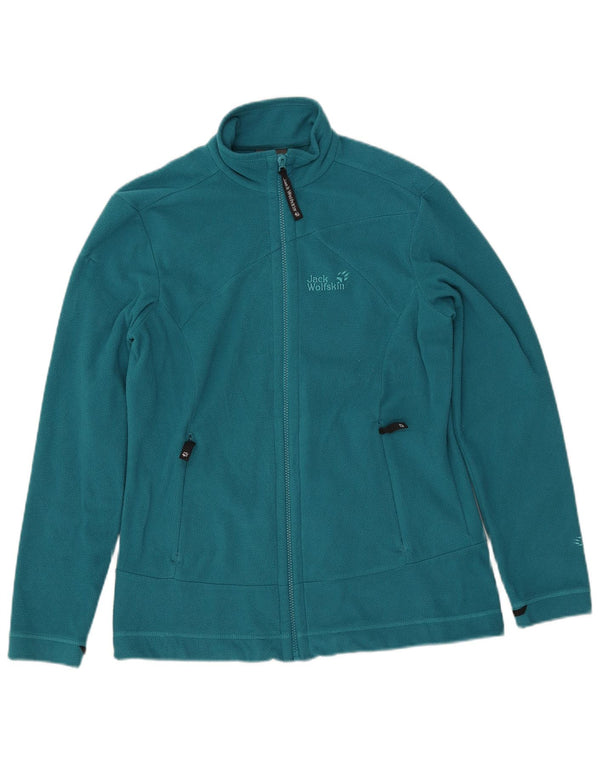 JACK WOLFSKIN Chaqueta Polar Mujer UK 12/14 Azul Medio Poliéster