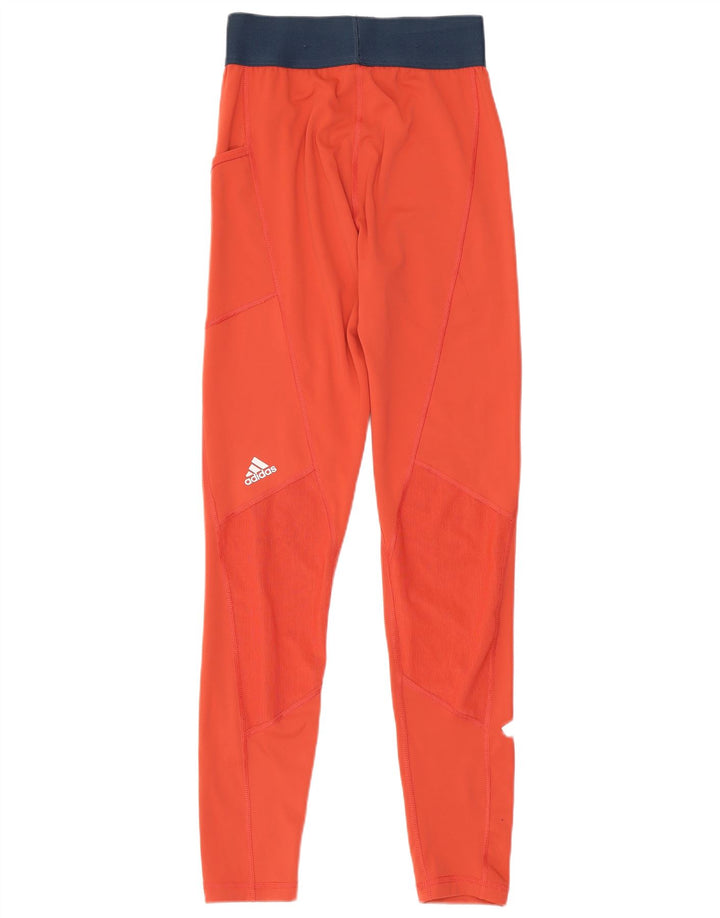 Adidas Leggings gráficos para mujer UK 4/6 XS Rojo Poliéster