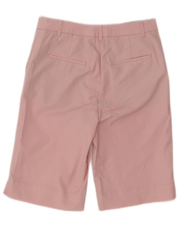 Marks & Spencer Pantalones cortos chinos para mujer UK 6 XS W26 Algodón rosa