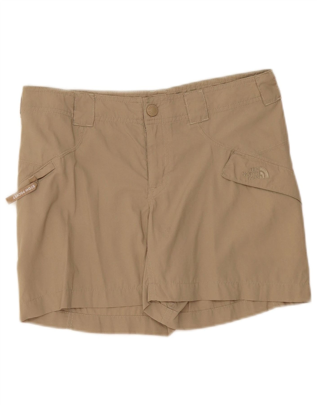The North Face Pantalones Cortos Cargo Mujer W32 Large Nylon Caqui