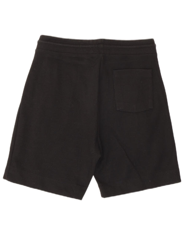 Zara Mens Sport Shorts Medium Black Cotton