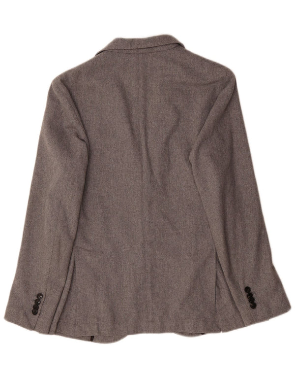 Liu Jo Chaqueta tipo blazer de 2 botones para hombre UK 38 Lana gris medio