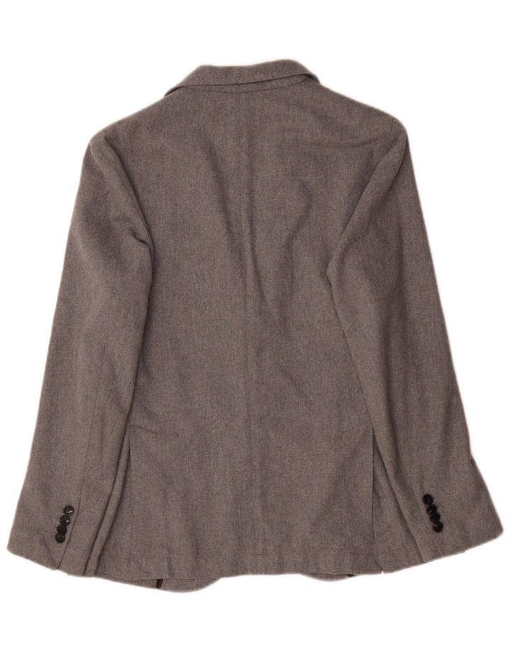 Liu Jo Chaqueta tipo blazer de 2 botones para hombre UK 38 Lana gris medio