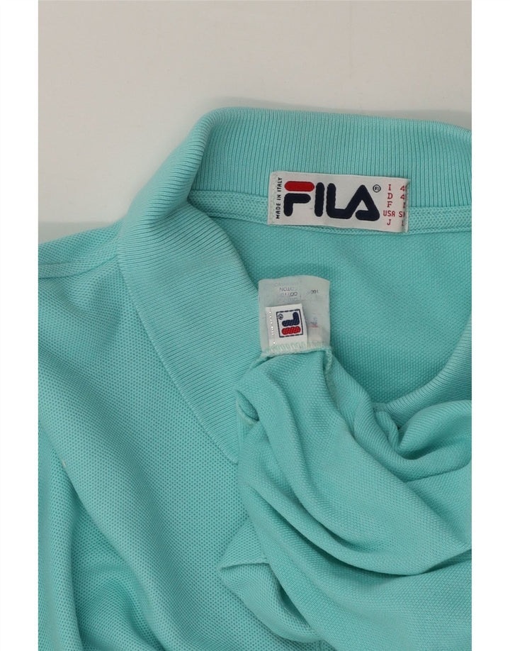 Fila Polo Hombre IT 48 Algodón Turquesa Medio