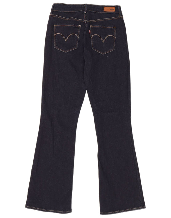 Vaqueros Levi's Demi Curve para mujer con talle clásico y corte bota W28 L30 Azul marino
