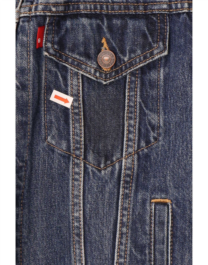 Levi's Chaqueta vaquera para mujer UK 44 Algodón azul medio
