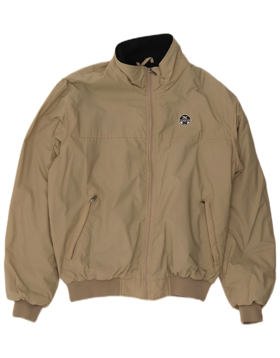 Chaqueta bomber para hombre North Sails UK 40 Large Poliamida beige