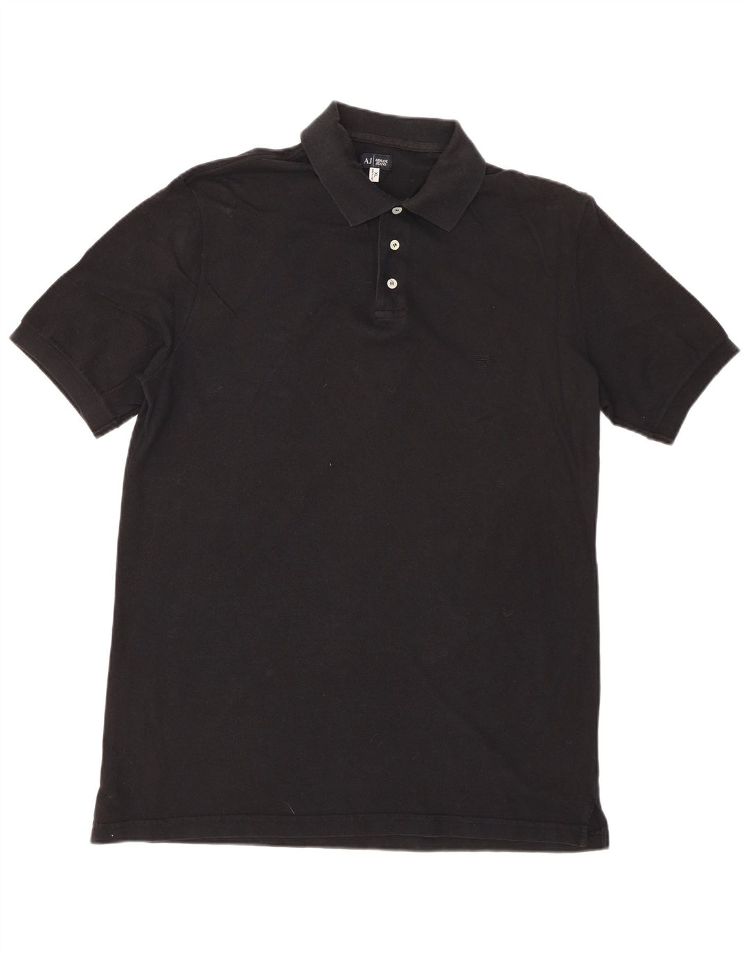 ARMANI JEANS Polo Hombre XL Algodón Negro