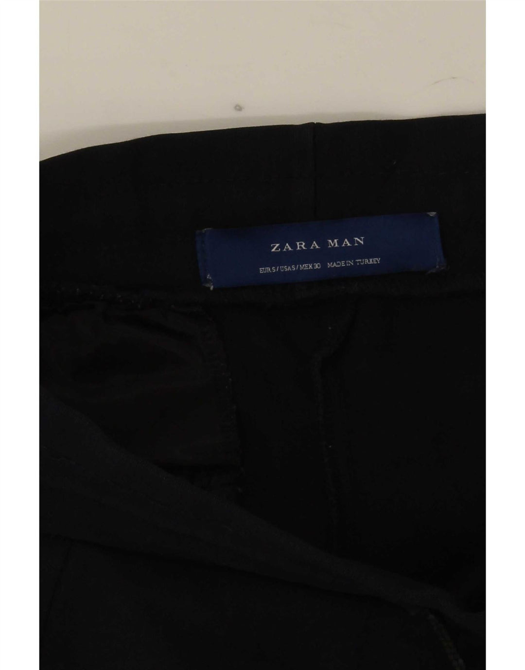 Zara Hombre Pantalones De Chándal Joggers Small Azul Marino Colorblock