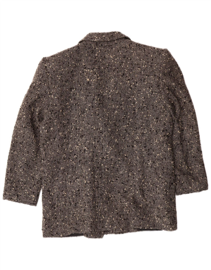 VALENTINO Blazer cruzado de mujer IT 44 Gris medio moteado